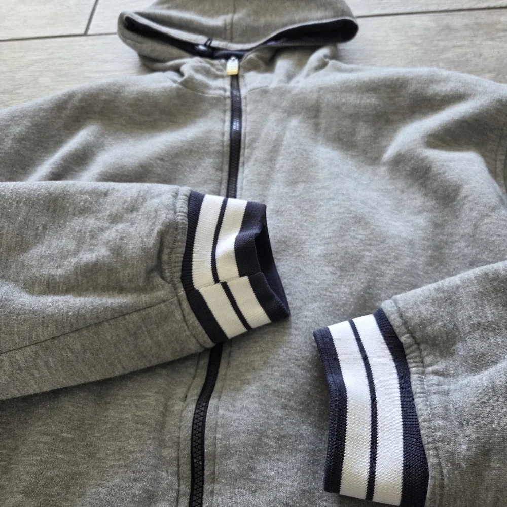 Y2K Wilson Reversible Windbreaker Track Jacket Mens XL Blue Gray VTG Full-zip‎